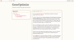 Desktop Screenshot of geneoptimize.com