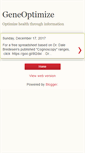 Mobile Screenshot of geneoptimize.com